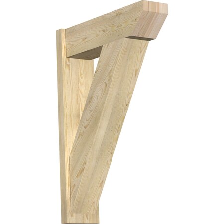 Ekena Millwork Traditional Slat Rough Sawn Outlooker, Douglas Fir, 8"W x 28"D x 40"H OUT08X28X40TRA06RDF